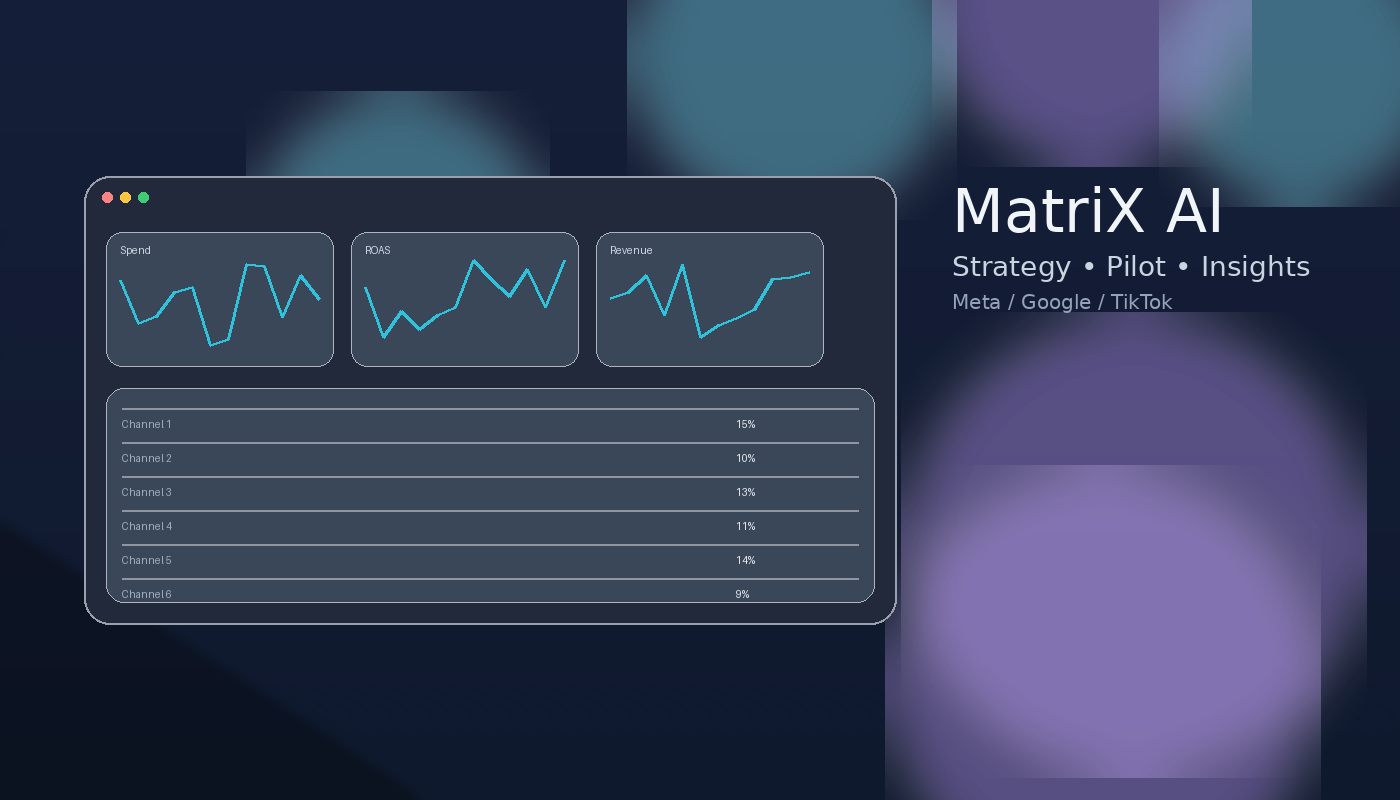 MatriX AI dashboard